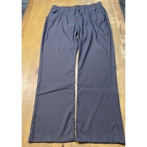 Eddie‎ Bauer Mens Golf Pants 36x30 Grey Nylon/Spandex Straight Leg